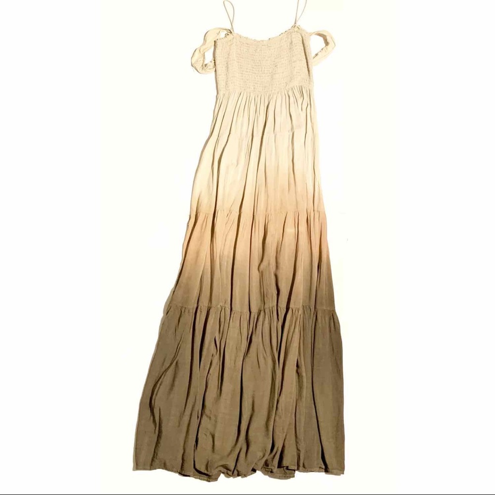 Earthy Gradient Maxi Dress